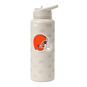 Logo Brands Cleveland Browns 34oz. Sand Ghost Quencher Bottle