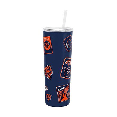 Logo Brands Chicago Bears 30oz Dreamweave Straw Tumbler