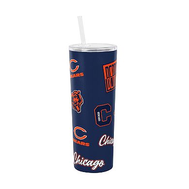 Logo Brands Chicago Bears 30oz Dreamweave Straw Tumbler