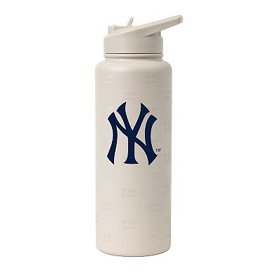 Logo Brands New York Yankees 34oz. Sand Ghost Quencher Bottle