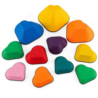 Kids Stepping Stones Balance Set with Non Slip Sensory Play