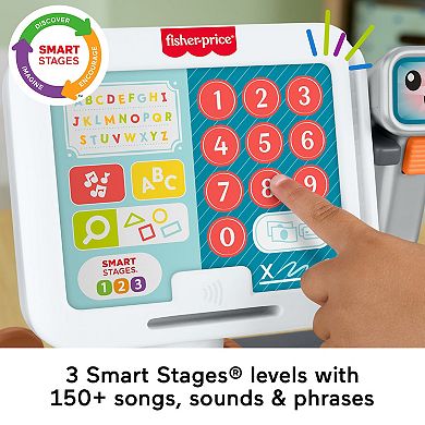 Fisher-Price 20-Piece Laugh & Learn Count & Shop Cash Register Electronic Learning Toy