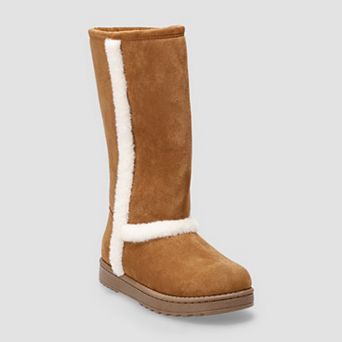 SO® Windsly Women's Tall Faux Suede Pull-On Boots