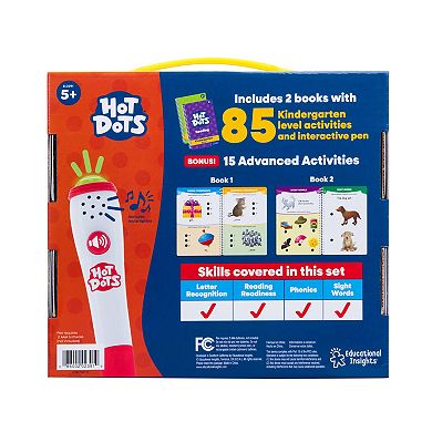 Educational Insights Hot Dots Jr. Kindergarten Interactive Reading Activity Kit