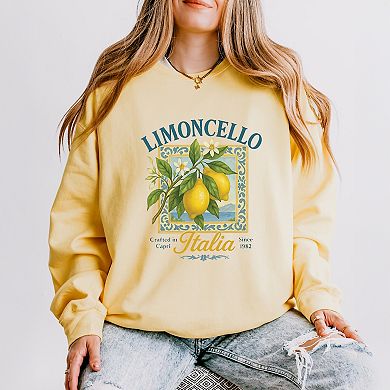 Limoncello Frame - Women's Lightweight Garment Dyed Sweatshirt