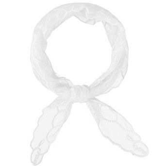 Women's Lace Triangle Scarf, Retro Embroidered Neckerchief Head Wrap Neck Scarves