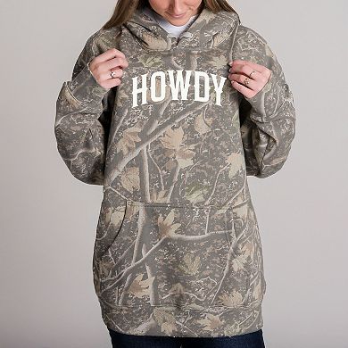 Howdy Arched Puff - Camo Hoodie