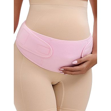 2 Packs Women's Maternity Belly Bands-Soft Pregnancy Belly Support Band, Adjustable for Back