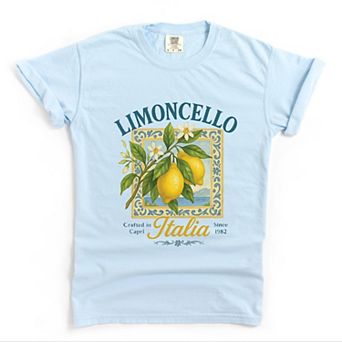Limoncello Frame - Women's Garment Dyed Graphic T-Shirt