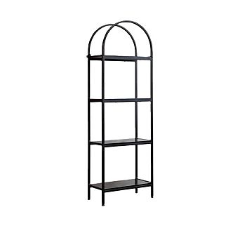 Fancihabor 4 tier Arched Tall Bookshelf Metal Frame Modern Open Display Rack