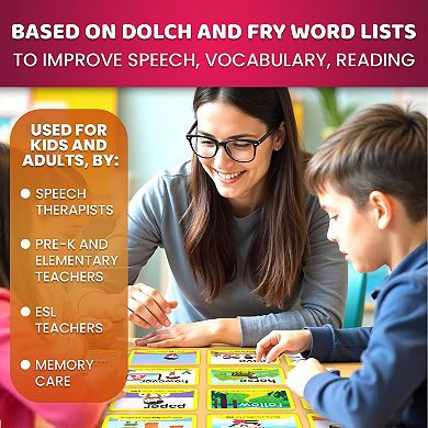 QUOKKA 520 Sight Words Cards Dolch-Based Reading Fluency Flash Cards for Pre-K to 3rd Grade