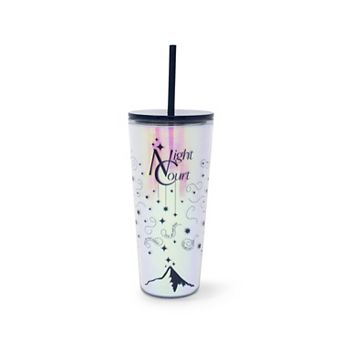 Night Court Acrylic Tumbler with Straw