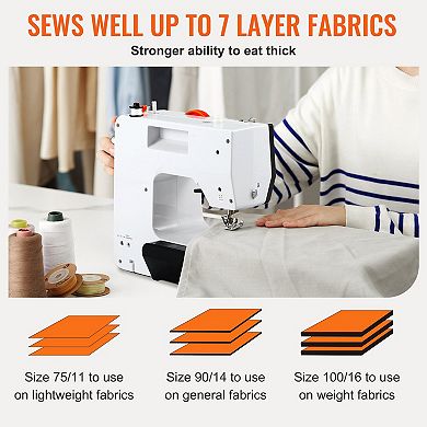 Beginner Sewing Machine with 38 Built-in Stitches & Complete Accessory Kit