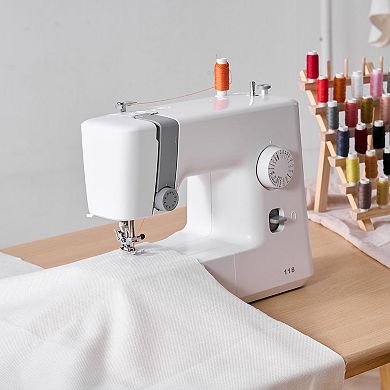 Portable Sewing Machine with 18 Stitch Applications & LED Work Light