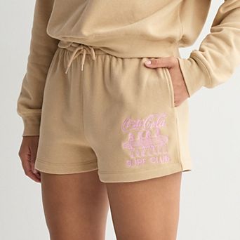 Juniors' Coca-Cola Surf Club Fleece Shorts