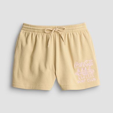 Juniors' Coca-Cola Surf Club Fleece Shorts