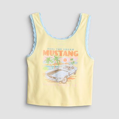 Juniors' Ford Mustang Graphic Tank Top