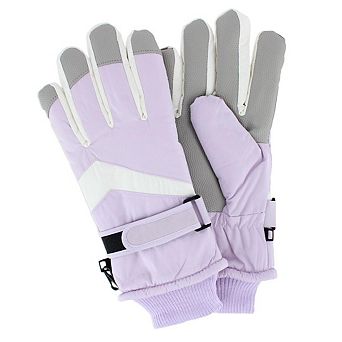 CTM Adult Winter Ski Gloves with Extended Cuff and Wrist Strap by Wootie
