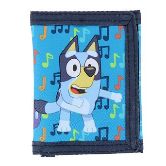 CTM Kid's Disney Bluey & Bingo Friends Forever Hook & Loop Closure Tri-Fold Wallet