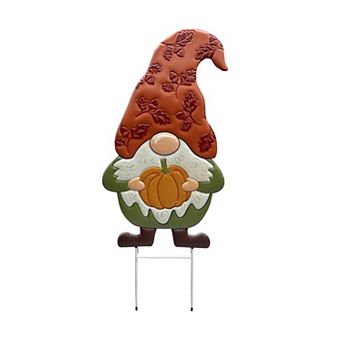 Celebrate Together™ Fall Harvest Gnome Metal Garden Stake Outdoor Decor