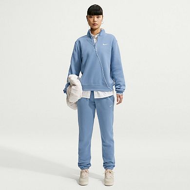 Women's Nike Studio Fleece Quarter-Zip Sweatshirt