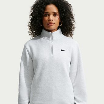 Women's Nike Studio Fleece Quarter-Zip Sweatshirt
