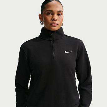 Women's Nike Studio Fleece Quarter-Zip Sweatshirt