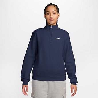 Women's Nike Studio Fleece Quarter-Zip Sweatshirt