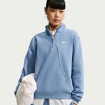 Women's Nike Studio Fleece Quarter-Zip Sweatshirt