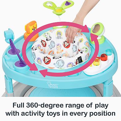 Smart Steps Bounce N' Glide 3-in-1 Jungle Life Activity Center Walker