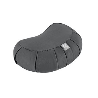 Sweet Home 17-Inch Crescent Zafu Meditation Cushion Yoga Pillow