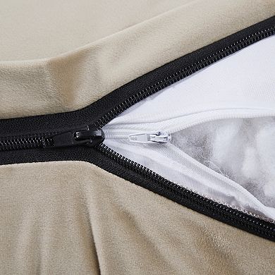 Sweet Home Bed Wedge Pillow with Side Pockets for Headboard