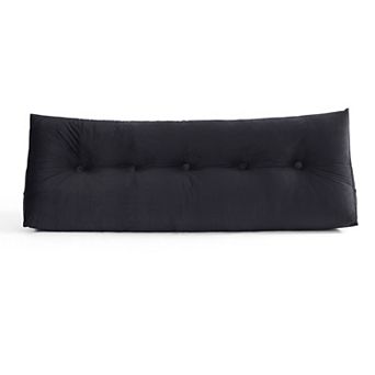Sweet Home Bed Wedge Pillow with Side Pockets for Headboard