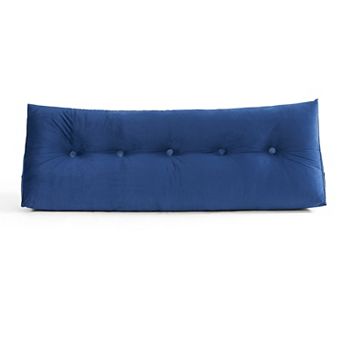 Sweet Home Bed Wedge Pillow with Side Pockets for Headboard