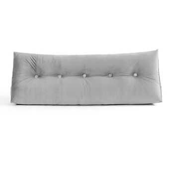 Sweet Home Bed Wedge & Gap Filler Pillow with Side Pockets for Headboard