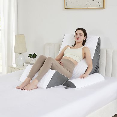 Sweet Home 4-Piece High Density Foam Support Wedge Pillow Set