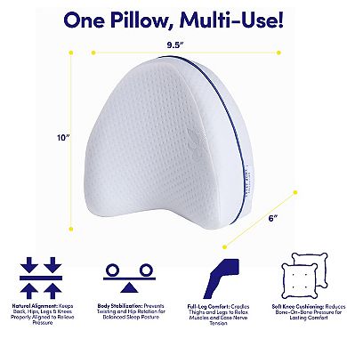 Sweet Home Leg & Knee Foam Support Pillow for Side Sleepers