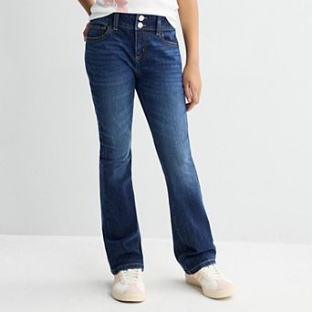 Girls 7-20 SO® Mid-Rise Bootcut Jeans in Regular & Plus Size