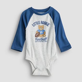 Baby Boy Jumping Beans® Long Raglan Sleeve Bodysuit