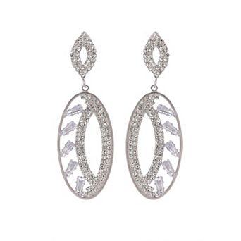 Sparkle Oval Earrings
