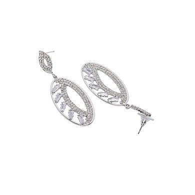 Sparkle Oval Earrings