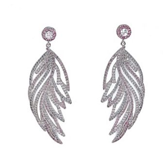 AGP PARIS Diva Leaf Shaped Western Drop Earrings