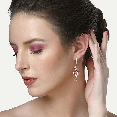 AGP PARIS Diva Leaf Shaped Western Drop Earrings