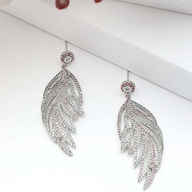 AGP PARIS Diva Leaf Shaped Western Drop Earrings