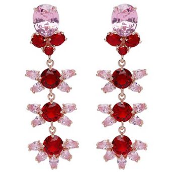 AGP PARIS Diva Floral Dangle Earrings