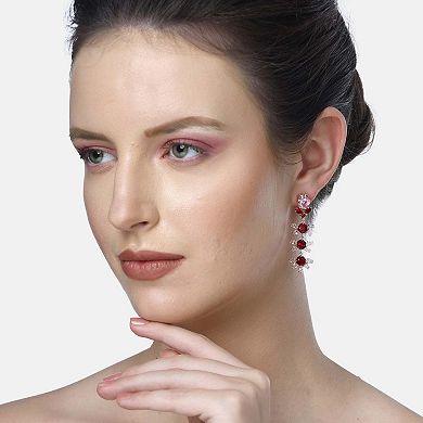 AGP PARIS Diva Floral Dangle Earrings