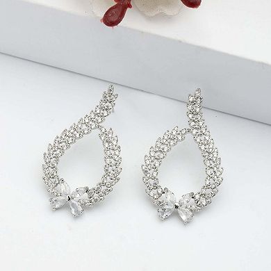 AGP PARIS Sparkling Floral Earrings