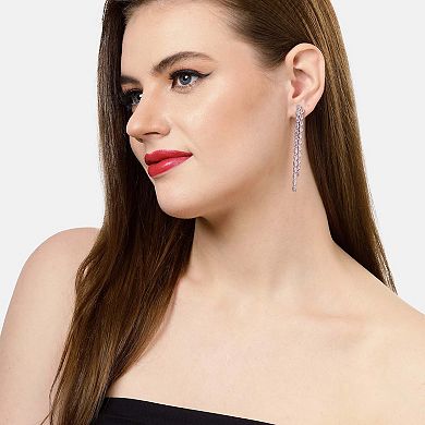 Light Pink Double Long Earrings