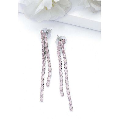Light Pink Double Long Earrings