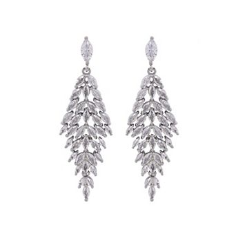 Diamond Dew Drop Earrings